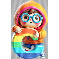 Cartoon letters-CL 540